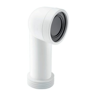 McAlpine 90 Deg Bend Adjustable Length Rigid WC Connector WC-CON8