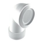 McAlpine 90 Deg Bend Macfit WC Connector 4 inch | MAC-8 - Standard - 4