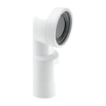 McAlpine 90 Deg Bend Macfit WC Connector 4 inch - MAC-8L - Long - 4