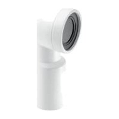 Mcalpine 90 Deg Bend Macfit WC Connector 4 Inch - MAC-8L