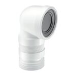 McAlpine 90 Deg Flexible WC Connector 4 inch | WC-CON8F18 - 190mm - 270mm - 4