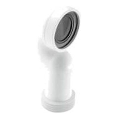 McAlpine 90 Deg Space Saving Bend Adjustable Length Rigid WC Connector Wc-Conq