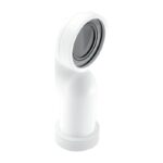 McAlpine 90 Deg Space Saving Bend Adjustable Length Rigid WC Connector WC-CONQ 4 inch - 4