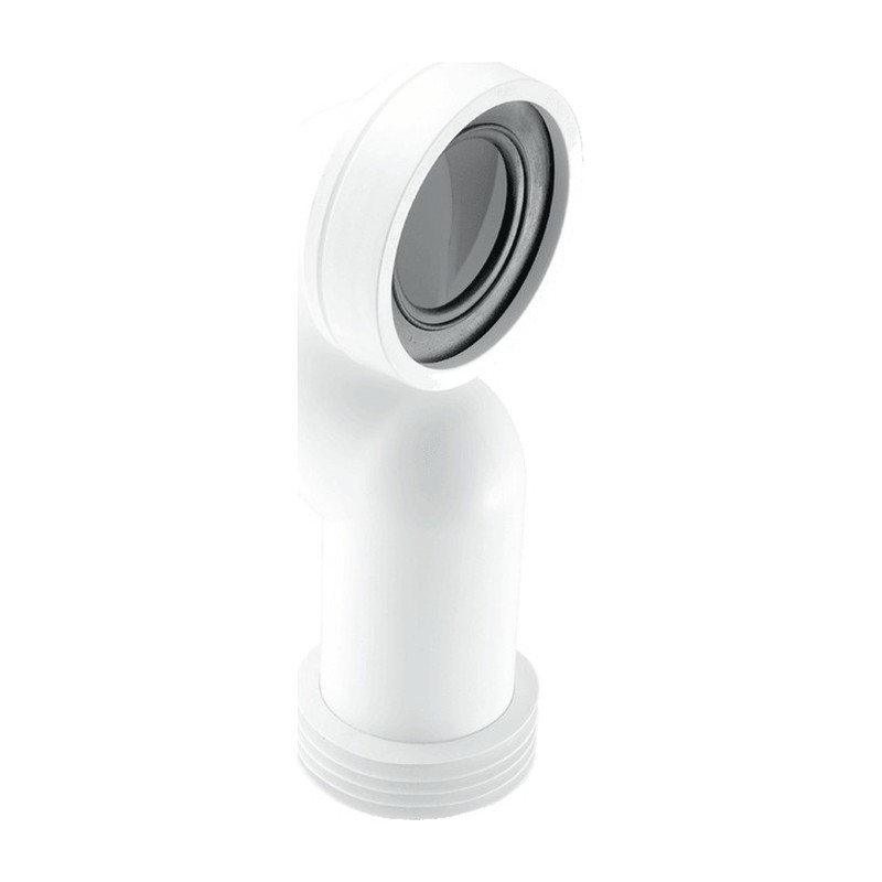 McAlpine 90 Deg Space Saving Bend Adjustable Length Rigid WC Connector Wc-Conq McAlpine 90 Deg Space Saving Bend Adjustable Length Rigid WC Connector Wc-Conq