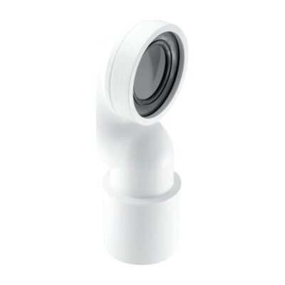 McAlpine 90 Deg Space Saving Bend Adjustable Length Rigid WC Connector Wc-Conqp