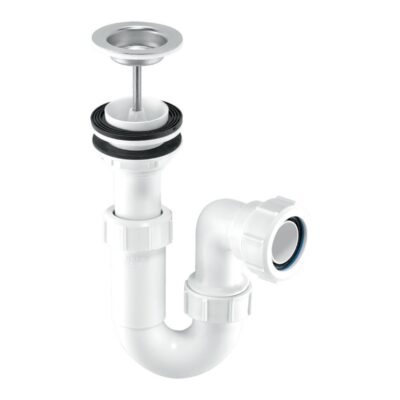 McAlpine Adjustable P Trap with Waste ASA10W
