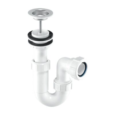 McAlpine Adjustable P Trap with Waste ASA10W