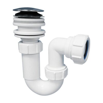 McAlpine All in One Fast Fix Basin Clicker Waste with Tubular Trap - BK2
