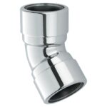 McAlpine Chrome Plated Brass 135° Compression Bend - 1¼