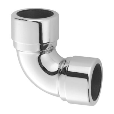 McAlpine Chrome Plated Brass 90° Compression Bend - 35A-CB