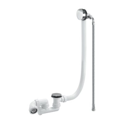 McAlpine Chrome Plated Brass Bath Filler and Overflow (Clicker) - HCN3365UK-1M
