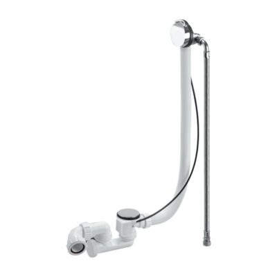 McAlpine Chrome Plated Brass Bath Filler and Overflow (Pop-Up) - HCN3165UK-1M