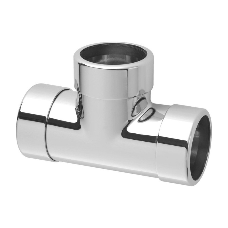 McAlpine Chrome Plated Brass Compression Tee - 42E-CB McAlpine Chrome Plated Brass Compression Tee - 42E-CB