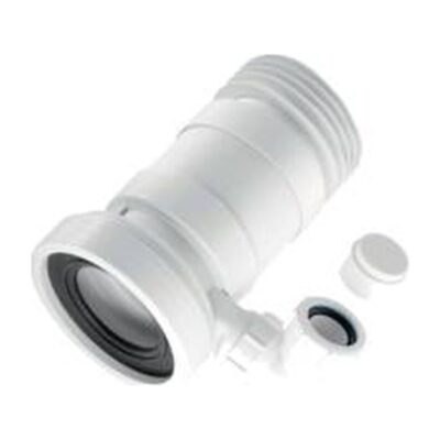 Mcalpine Flexible WC Connector with Vent Boss 4 Inch – WC-F26RV