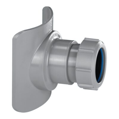 McAlpine Grey Mechanical Soil Pipe Boss Connector