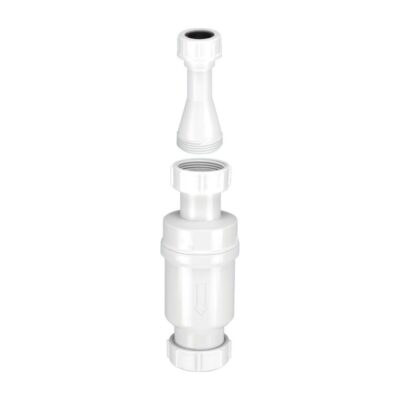 McAlpine Self-Closing Waste Valve with Tundish Adaptor - MACVALVE-3