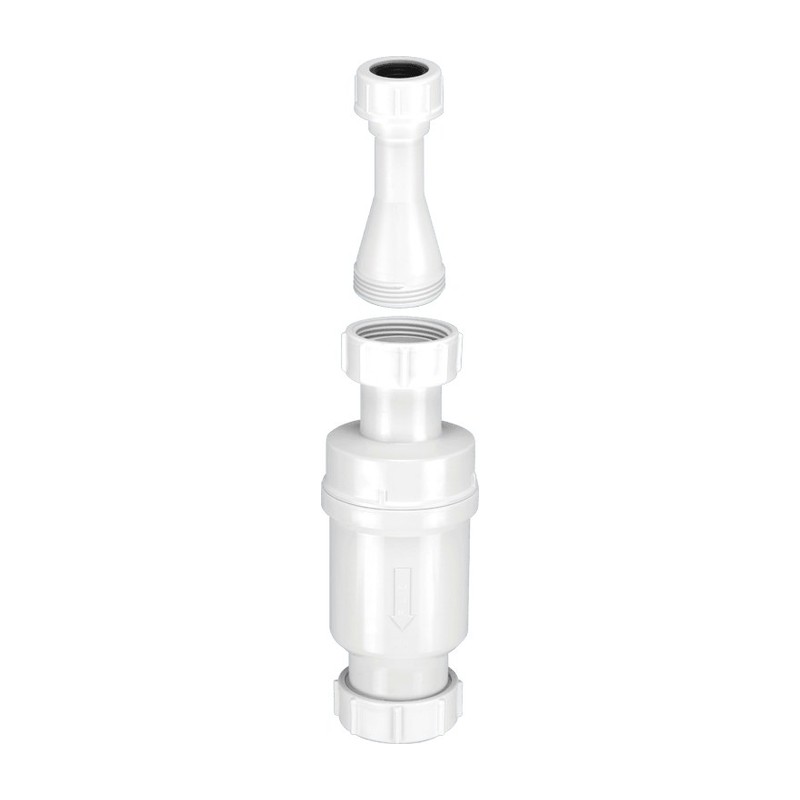 McAlpine Self-Closing Waste Valve with Tundish Adaptor - MACVALVE-3 McAlpine Self-Closing Waste Valve with Tundish Adaptor - MACVALVE-3