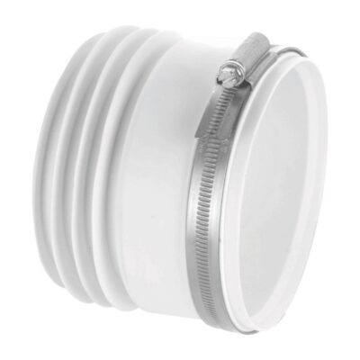 McAlpine Short Straight WC Connector - MAC-1-BTW