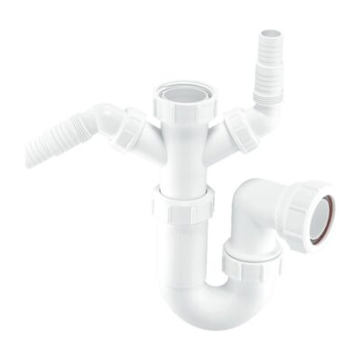 McAlpine Sink Trap with Twin 135 Deg Nozzles WM11
