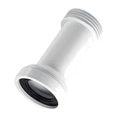 Mcalpine Straight Adjustable Length Rigid WC Connector 4 Inch | WC-CON2
