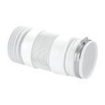 McAlpine Straight Back to Wall WC Connector 4 inch | WC-F21R - 4