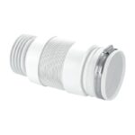 McAlpine Straight Back to Wall WC Connector 3 1/2 inch | WC-F21S - 3 1/2