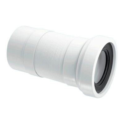 McAlpine Straight Flexible WC Connector WC-F18R
