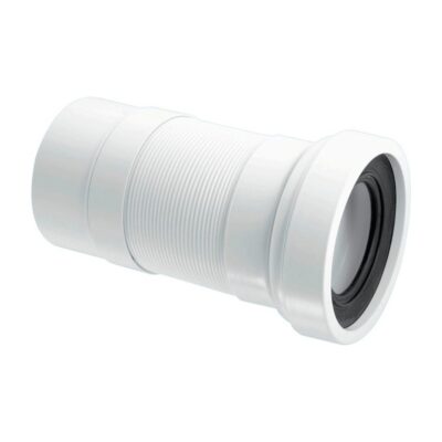 McAlpine Straight Flexible WC Connector WC-F18R