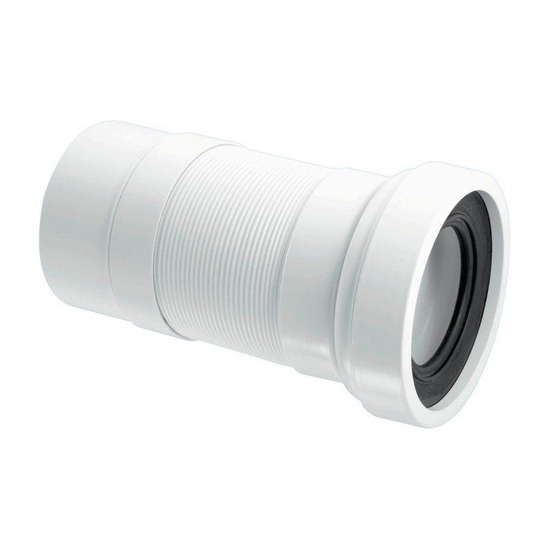McAlpine Straight Flexible WC Connector WC-F18R McAlpine Straight Flexible WC Connector WC-F18R