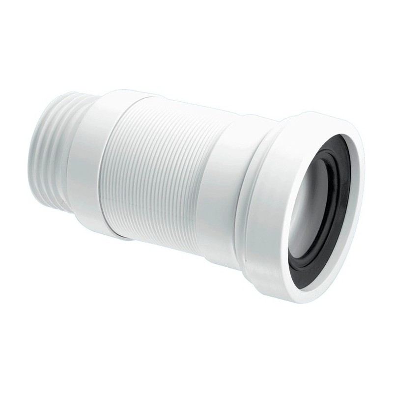 McAlpine Straight Flexible WC Connector WC-F18S McAlpine Straight Flexible WC Connector WC-F18S