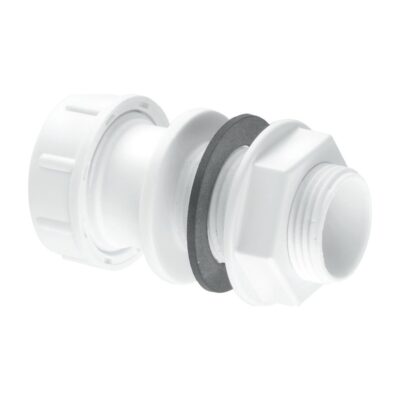 McAlpine Straight Overflow Tank Connector - R4M