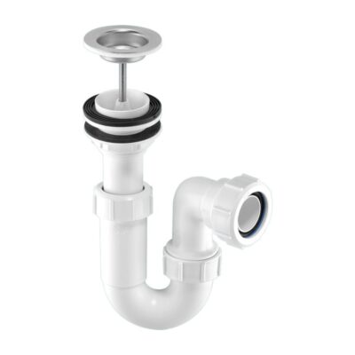 McAlpine Tubular Basin Trap with Waste - C-BASIN2