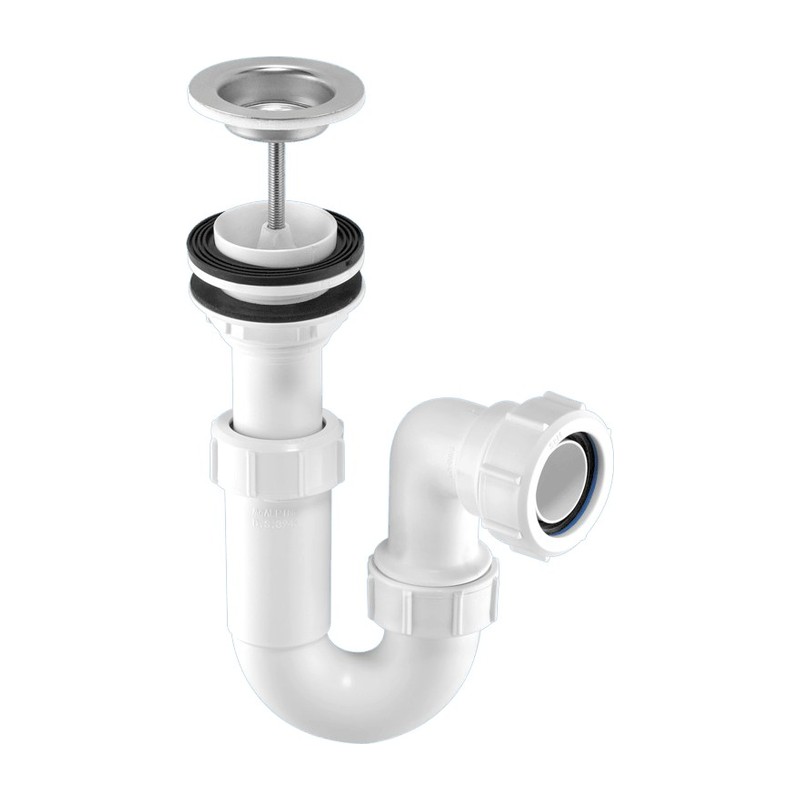 McAlpine Tubular Basin Trap with Waste - C-BASIN2 McAlpine Tubular Basin Trap with Waste - C-BASIN2