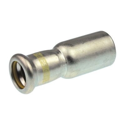 Pegler XPress SSG6 316 stainless steel gas reducer press fit with yellow O-ring 22mm to 108mm