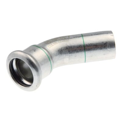 Pegler Yorkshire SS21S XPress 316 stainless steel 45 degree street elbow press fit 15mm to 54mm