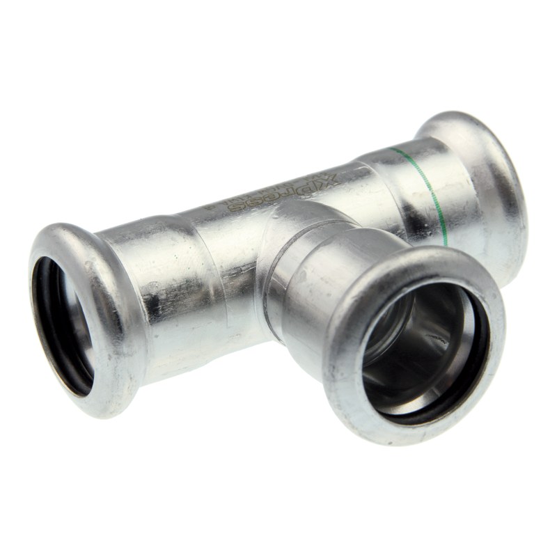 Pegler Yorkshire SS24 XPress 316 Stainless Steel Equal Tee 15mm to 54mm Pegler Yorkshire SS24 XPress 316 stainless steel equal tee press fit 15mm to 54mm