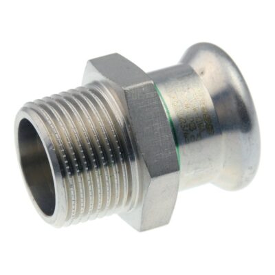 Pegler Yorkshire SS3 XPress 316 stainless steel male connector press fit 15mm to 54mm
