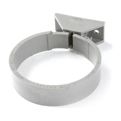 Polypipe PolySoil Pipe Clip 82mm Grey