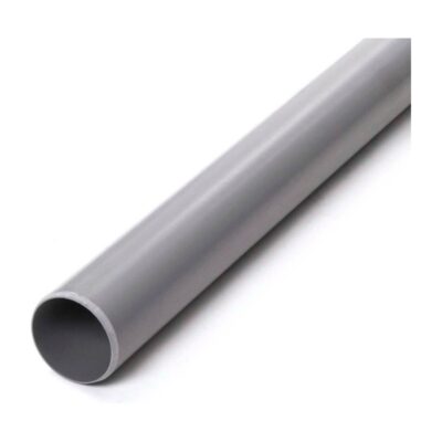 Polypipe PolySoil Plain End Soil Pipe 82mm x 3m Grey