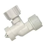 PolyPlumb Bent Service Valve 15mm - 15mmX1/2
