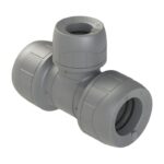 PolyPlumb Branch Reduced Tee 15mm to 28mm - 15X15X10mm