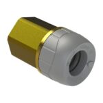 PolyPlumb Brass Female BSP Adaptor 10mm to 28mm - 10mmX1/4