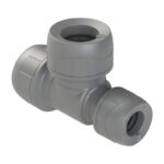 PolyPlumb End Reduced Tee 15mm to 28mm - 15X10X15mm