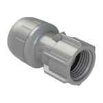 PolyPlumb Hand Tighten Tap Connector 15mm to 22mm - 15mmX1/2