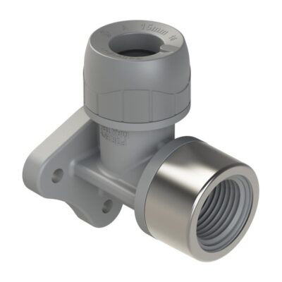 Polyplumb Plastic Wallplate Elbow