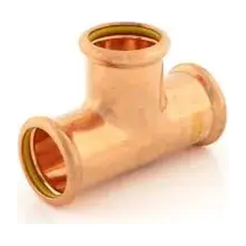 Pegler XPress Press-Fit Gas Copper Equal Tee Pegler XPress Press-Fit Gas Copper Equal Tee, Plumb Parts Glasgow