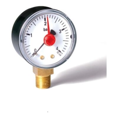 Pressure Gauge 50mm Dial 1/4 inch 4 Bar to 10 Bar