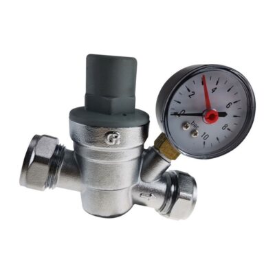 Pressure Reducing Valve and Gauge 22mm