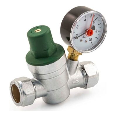 Pressure Reducing Valve with Gauge 15mm and 22mm