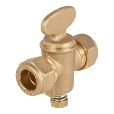 Rigid Fan Gas Cock 15mm to 22mm